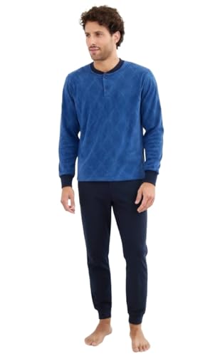 Pyjama homme Il Granchio en coton léger : idéal pour les douces soirées d'été à manches longues
