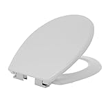 MAYKKE Laggan 17' Round Toilet Seat and Lid with Soft Close Hinges Fits Round Toilets for Bathroom...