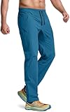 Top Best Climbing Pants 2021 37 CQR Men's Lightweight Vent Hiking Pants, Water-Resistant & Breathable Sports Outdoor Athletic Pants with Elastic Waist, Ascend Crux Glaucous, 40W x 32L