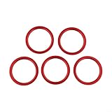 Juego de 5 cubiertas de anillo de ventilación de aleación de aluminio para aire acondicionado Suzuki Vitara 2015 2022 mejora el estilo interior