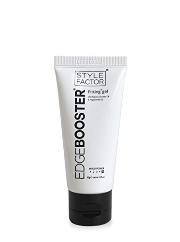 (mini) STYLE FACTOR EDGE BOOSTER FITTING GEL1.05oz NATURAL COCONUT & PEPPERMINT OIL