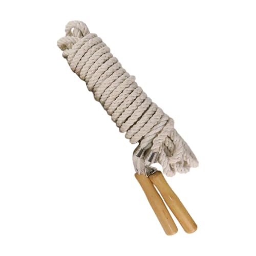 Corde à sauter multijoueur résistante école LOVIVER en bois