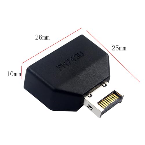 Adaptador USB 3.1 Type-E a USB 3.0 20Pin miniatura 6