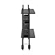 Drift SHELVY – Gaming-Tisch-Organizer, Regal mit Zwei verstellbaren Regalen, trägt bis zu 15–30 kg, einfache Installation, kompatibel mit 1 m Breiten Tischen, Schwarze Farbe