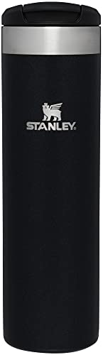 Image of Stanley AeroLight Transit Bottle 20 oz | Locking Drink Through Lid | Leak Resistant Water Bottle or Coffee Travel Mug | Lightweight Insulated Stainless Steel | BPA-Free | Black Glimmer