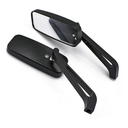 Espejo retrovisor moto rectangular 10/8mm par espejos laterales manillar accesorios motocicleta 3