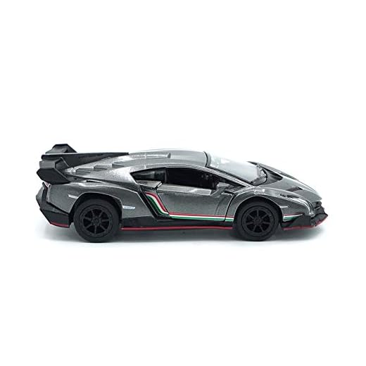 Lamborghini Veneno 1/36 Diecast Metal Toy Model (Gray)