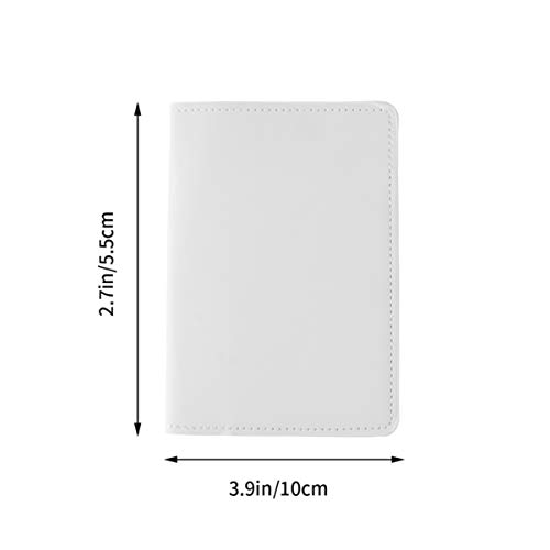 Conjunto de etiquetas de bagagem para passaporte Valicclud de couro, capa simples para viagem, mala