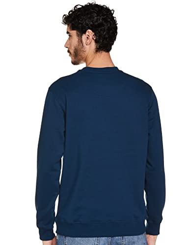 Image of Amazon Brand - Symbol Men Cotton Rich Light Weight Crew Neck Sweatshirt (Regular Fit)