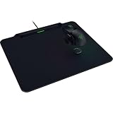 Razer HyperFlux V2 - Tappetino per mouse con ricarica wireless per mouse da gioco - tappetino per mouse da gioco e disco di ricarica (indicatore di ricarica a LED, piedini in gomma antiscivolo) Nero - 9