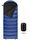 Schlafsack Outdoor für Camping 3-4 Jahreszeiten, 0°C- 20°C Winter Schlafsack, Wasserdicht Deckenschlafsack (210 x 80cm), Leicht, Warm & Weich (1,8 Kg) für Outdoor Camping, Reise, Wandern