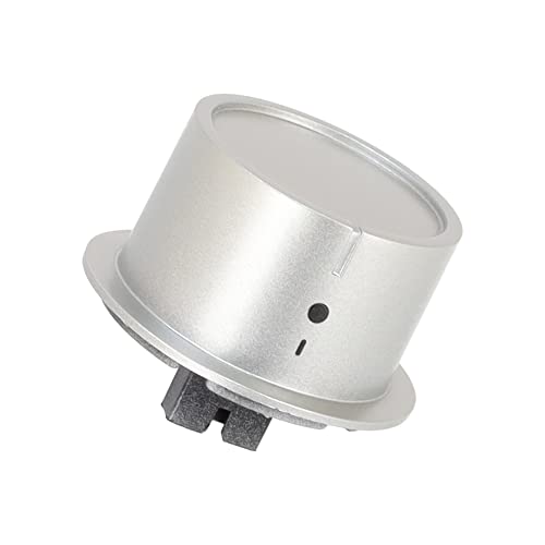 sparefixd Manopola per forno Bosch, in acciaio inox, colore argento, interruttore integrato
