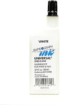 Universal Rapidograph Waterproof Ink White