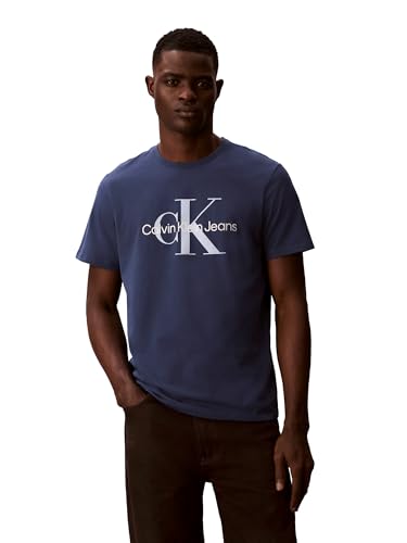 Image of Calvin Klein Men's Monogram Logo Crewneck T-Shirt