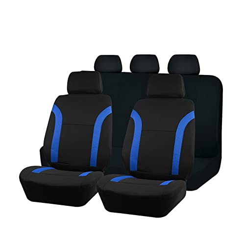 Housses de siège de voiture universelles bleues pour SUV et camion | Lot de 9