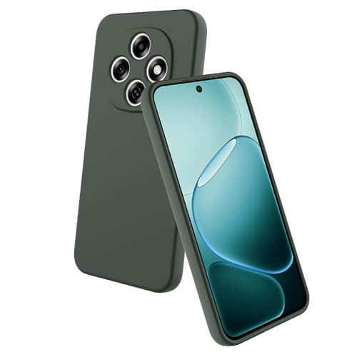 Image of Back Cover for Oppo F31 Pro 5G | Full Camera Protection | Premium Liquid Silicon Case | Flexible Bumper Case for Oppo F31 Pro 5G (Military Green)