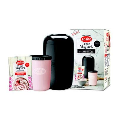 EasiYo 1kg Yoghurt Maker Black and 1 Sachet...