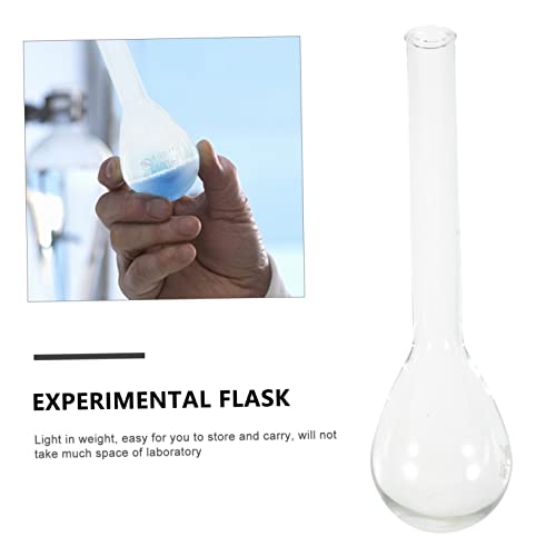 Ultechnovo Kjeldahl High Ml Accessory Tool Erlenmeyer Chemistry Equipment Round Conical Glass Experiment Lab Liquid Practical Scientific Transparent Experimental Long-Neck Bottom Glassware #TOP3