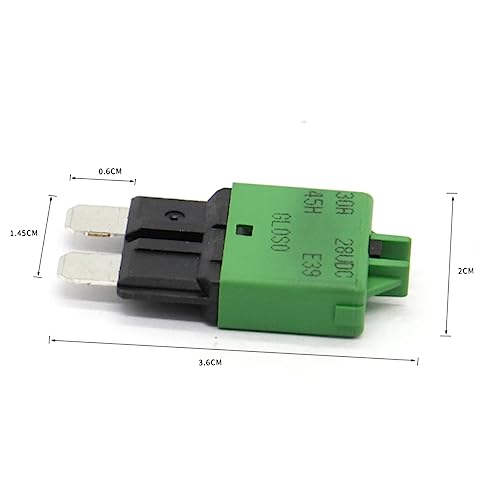 Evita sobrecargas con el interruptor manual de fusible reseteable verde 6
