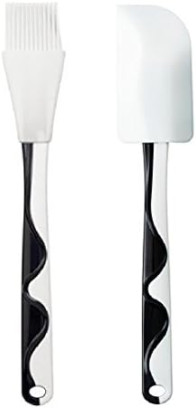 Ikea Spatula + Pastry Brush, Black White Design