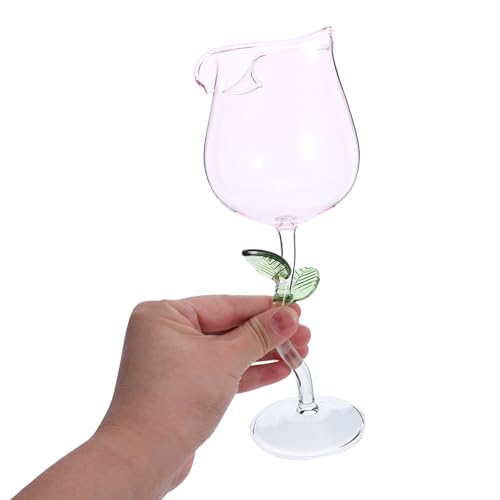 Verres à vin forme rose finis les récipients banals pour fêtes - 5