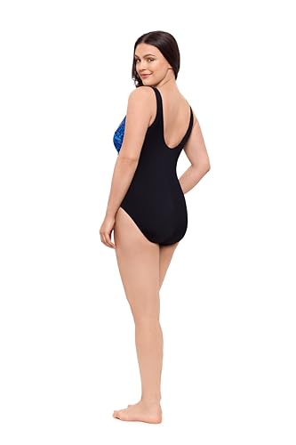 Women's Pleated Surplice One Piece Swimsuit2
