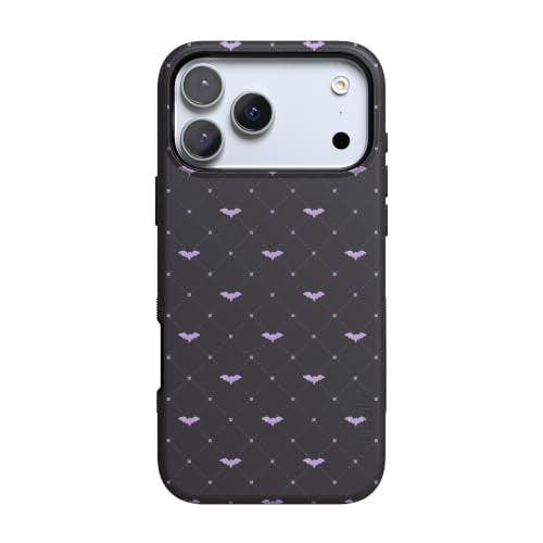 Casely iPhone 17 Pro Case | Such a Battie | Purple Bats | Bold Protective Design | MagSafe Compatible Design