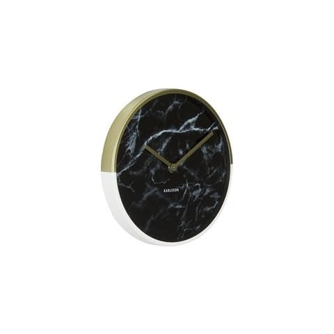 Karlsson, Reloj de Pared, Piedra, Negro Cover