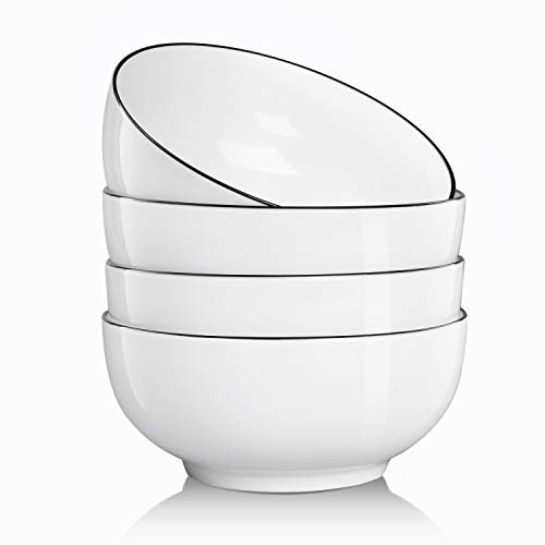 Exclusive Discount 80% Offer AnBnCn 22-Ounce Porcelain Bowl Set for Soup/Cereal - 4 Packs, White Exclusive Discount 80% Offer AnBnCn 22-Ounce Porcelain Bowl Set for Soup/Cereal - 4 Packs, White
