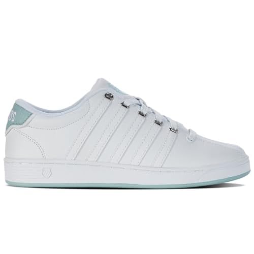 K-Swiss Women's Court Pro II CMF Sneaker 7.5 White/Surf Spray