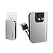 myCharge Portable Charger Power Bank - HubMax 10050 mAh Universal External Battery Pack | Foldable AC Wall Plug | Two Built in Cables for Apple (iPhone Lightning) & for Samsung USB Type C (Android)