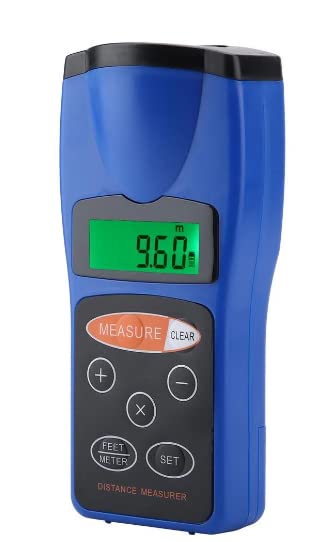 CP3008 Medidor de distancia digital portátil de alta precisión Medidor láser de rango Medidor Medidor de rango Medidor LCD Telémetro