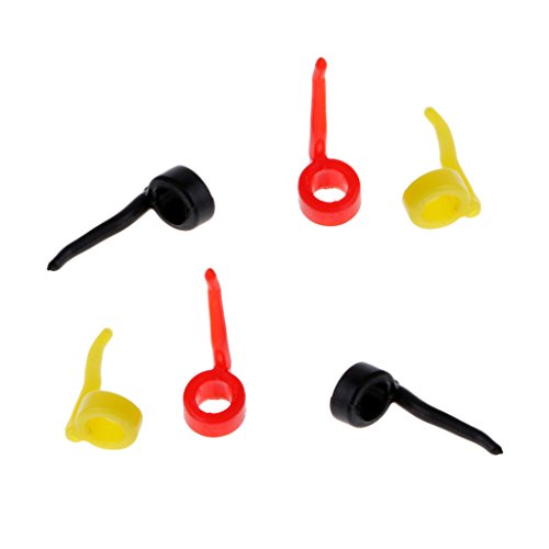 YIJU 108pcs Pesca de Carpa, Mangas Alinhadoras Mangas de Gancho, Cabeleiras de Carpa