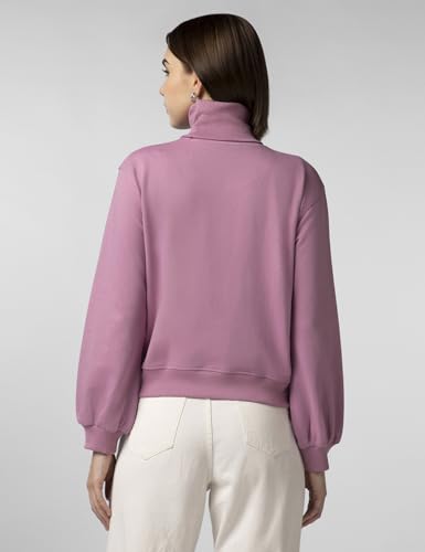 Image of FYLTR Women's Drop Shoulder Boxy Fit Sweatshirt with Turtle Neck & Balloon Sleeve | Sweatshirts for Women | Winter Sweatshirts for Woman | Casual T-Shrit
