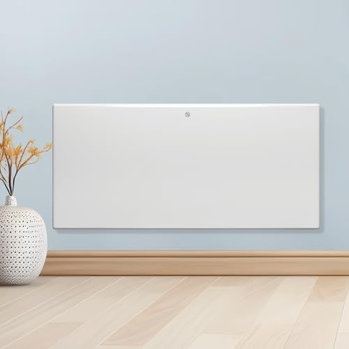 Purus 1800W White Electric Radiator Heaters for Home, Bathroom Safe Electric Heater Setback Timer...