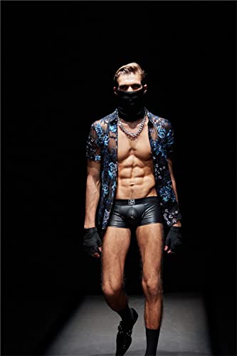 JOCKMAIL PU Men Boxer Men Underwear Pouch Boxer Men Underpant Men Shorts4