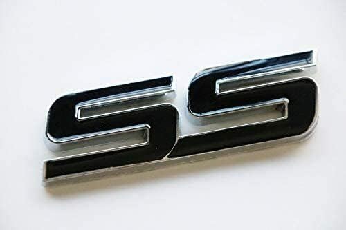 Miniatura 2 de 2 piezas de emblema SS para maletero y guardabarros 10336980 3D de metal de repuesto para 2006 2007 2008 2009 2010 Impala Malibu HHR cobalto SSR