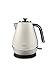 Price comparison product image De'Longhi Distinta Flair Kettle, anti-scale filter, 1.7 Liters, Matt metallic finish, KBI3001.W, White