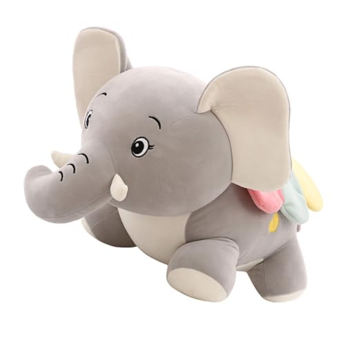 DIKACA Elefante De Peluche Muñeco De Peluche Bonito Adorno De Muñeca Muñeco De Dibujos Animados Juguete Decorativo para Dormitorio Muñeco De Elefante De Peluche Muñeco De Peluche