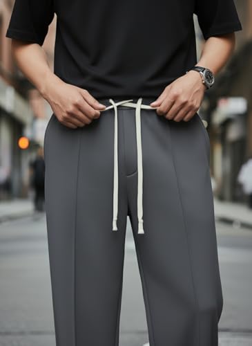 Image of Mack Jonney Men's Solid Track Pants | Solid Design | Regular Fit | Casual & Athleisure Wear |Pack of 1-MMJ-1