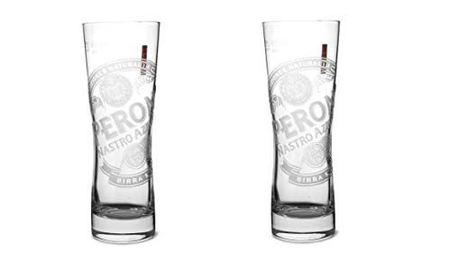 Peroni Signature Italian Beer Glass | Set of 2 Glasses Peroni Signature Italian Beer Glass | Set of 2 Glasses
