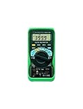 multimetro digital kyoritsu 1009 resistencia WJSW Kyoritsu 1009 Multímetro Digital con Rango automático y detección Promedio, 600 V, 10 amperios, 40 megaohmios, 100 microfaradios, 10 megahercios
