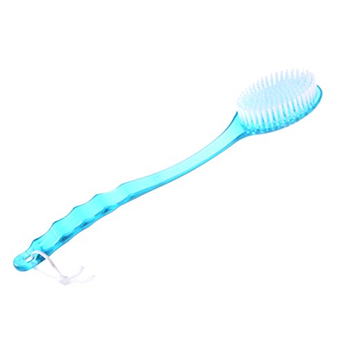Welecom mango largo baño cuerpo cepillou00a0u0096u00a0cepillo de masaje de espalda ducha Frotar (azul o rojo)