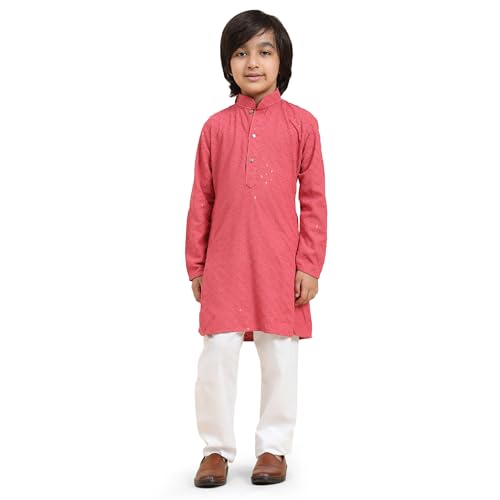 Image of Pro-Ethic Style Developer Boys Cotton Kurta Pajama For Kid's Ethnic Wear | Cotton Kurta Pajama (S-227)