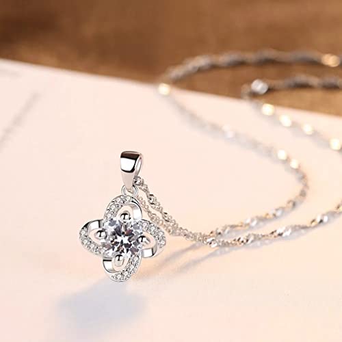 Collier chaîne fleur et pendentif anniversaire pour femme