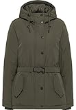 DreiMaster Klassik Damen Winteranorak, Dunkeloliv, M