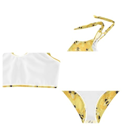 Image of Boccsty Cute Crab Red Blue Girls Swimsuits Kids Bikini Sets 2 Pcs Bathing Suit for 3T