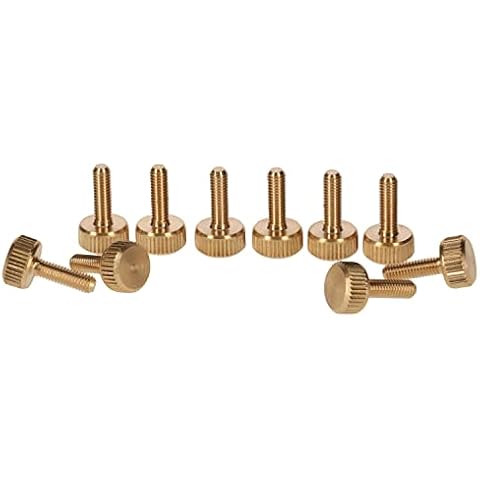 PrecisionGeek Brass M4 Knurled Thumb Screws Set Cover