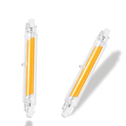 GDYOD R7S LED 118mm Dimmbar,20W LED R7S Ersatz für 200W Halogen Leuchtmittel, Stab Warmweiß 3000K 2000LM,Kein Flackern,360°Abstrahlwinkel,AC/DC 220-240V,2er Pack