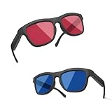 [HCOSBIN] GV90スマートグラス Bluetooth5.4 スマートメガネ AI質問応答 骨伝導 通話可能 Al 音声アシスタント AI会議記録 多言語翻訳 リモ一ト撮影機 ワンタッチ マイク内蔵 音楽/通話/AI翻訳/ビデォ撮影 ギフト (ブルーライトメガネ 透明-赤くなる)
